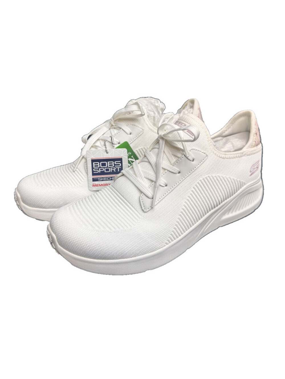 Skechers BOBS Buno Call Me Women’s Size 11 White Memory Foam Sneakers NWT